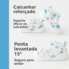 [COMPRE 1 E LEVE 2] Tênis de Bebê BabyComfort™ com Proteção Anatômica Flexível e Solado Antiderrapante / O Primeiro Passo com Conforto e Segurança!