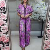 Conjunto Celestine™ em Viscose Leve com Estampa Boho Chic e Modelagem Ampla / A Arte da Leveza em Forma de Look!