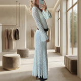 Vestido Blanche Obsession™ em Renda Floral Delicada com Caimento Sutilmente Ajustado