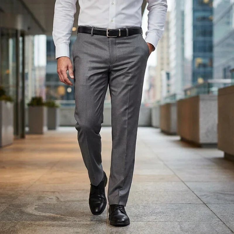Calça Executive Flex™ em Alfaiataria Moderna com Elasticidade Absoluta