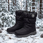 Botas de Inverno Estocolmo™ Forradas e Acolchoadas com Solado Tratorado Antiderrapante