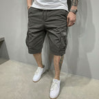 Bermuda Liam™ em Sarja Premium com Bolsos Cargos Amplos