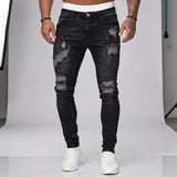 Calça Jeans Axel™ em Denim Premium com Efeito Estonado