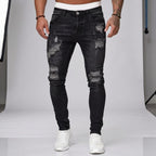 Calça Jeans Axel™ em Denim Premium com Efeito Estonado