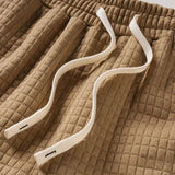 Shorts Ravi™ em Malha Texturizada Premium com Cordão Regulável
