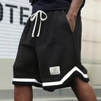 Shorts Ravi™ em Malha Texturizada Premium com Cordão Regulável