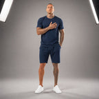 Conjunto Bryan™ Camiseta Básica e Shorts com Bolsos Laterais