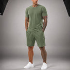 Conjunto Bryan™ Camiseta Básica e Shorts com Bolsos Laterais