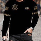 Camiseta World™ Manga Longa com Modelagem Slim e Estampa de Países