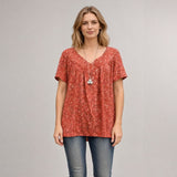 Blusa Lisboa™ em Viscose Premium com Decote em V