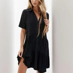 [COMPRE 1 E LEVE 2] Vestido Ischia™ em Linho de Algodão com Caimento Solto / Elegância e Conforto Exclusivo Inspirado no Mediterrâneo!