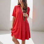 [COMPRE 1 E LEVE 2] Vestido Ischia™ em Linho de Algodão com Caimento Solto / Elegância e Conforto Exclusivo Inspirado no Mediterrâneo!