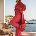 Conjunto Yasmin™ em Malha Viscoelástica com Blusinha Oversize / Conforto e Elegância Inspirados no Estilo Turco!