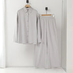 Conjunto Victoire™ em Linho de Algodão com Design Atemporal / Sofisticação e Conforto Para Um Estilo Inigualável!