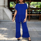 Conjunto Super Soltinho Laura™ com Estampa Abstrata Moderna / Sofisticação e Leveza em Todos os Detalhes!!