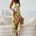 Vestido La Limone™ om Alças Confortáveis e Estilo Italiano / Frescor Mediterrâneo com Sensualidade e Leveza!