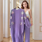 Conjunto Botanika™ com Kimono Bordado e Calça Fluida / Arte, Leveza e Estilo para Quem Vive em Harmonia com o Belo