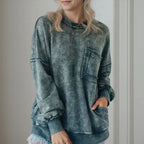 Moletom UrbanMuse™ com Lavagem Estonada e Modelagem Solta / Estilo Despojado com Toque de Arte e Conforto Acolhedor!