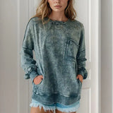 Moletom UrbanMuse™ com Lavagem Estonada e Modelagem Solta / Estilo Despojado com Toque de Arte e Conforto Acolhedor!