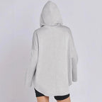 Moletom Estilo Túnica Aurelia™ em Malha Premium com Zíper ¼ / Sofisticação Descomplicada para Todas as Estações