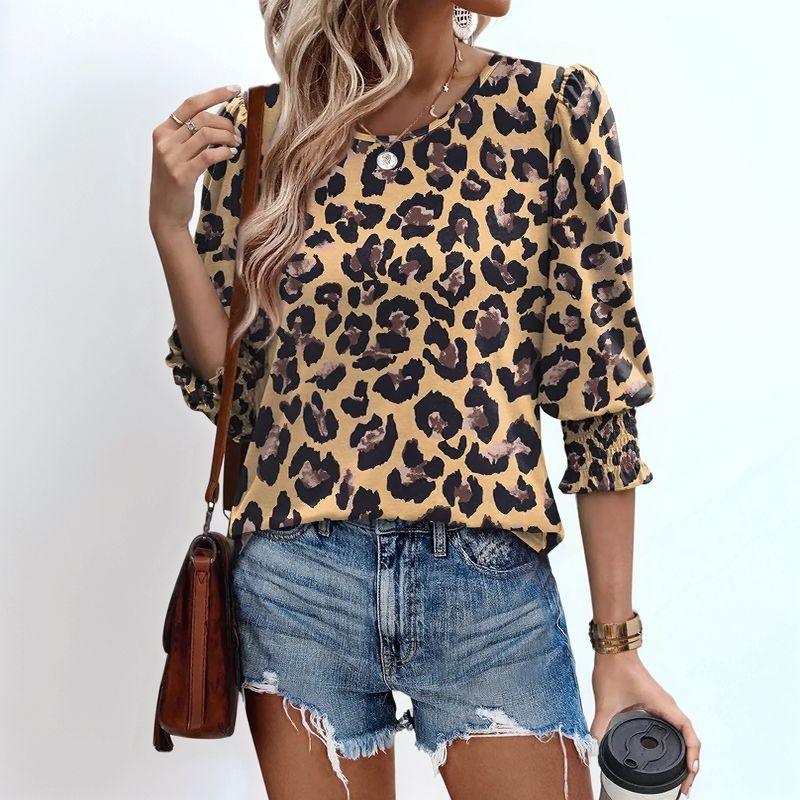 [COMPRE 1, LEVE 2] Blusinha Meriva™ com Punhos Franzidos e Estampas Exclusivas / Charme Atemporal para Todos os Momentos!