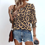 [COMPRE 1, LEVE 2] Blusinha Meriva™ com Punhos Franzidos e Estampas Exclusivas / Charme Atemporal para Todos os Momentos!