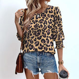 [COMPRE 1, LEVE 2] Blusinha Meriva™ com Punhos Franzidos e Estampas Exclusivas / Charme Atemporal para Todos os Momentos!