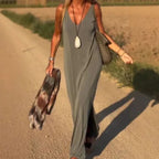 Vestido Terra Nostra™ com Alças Confortáveis e Malha Leve / Conforto, Frescor e Feminilidade sem Esforço!