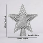 Projetor Natalino de Estrela para Topo de Árvore de Natal Modern Lar™ / O Toque Final Que Deixa Seu Natal Perfeito