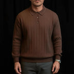 Camisa Polo Valenor™ em Viscose Canelada de Alto Padrão / Presença Sofisticada para o Homem de Presença!