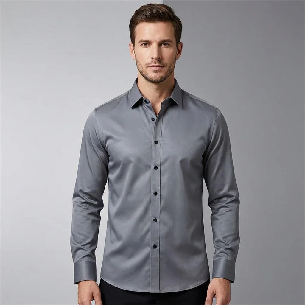 Camisa Aureo™ Em Poliamida Sedosa com Alta Elasticidade