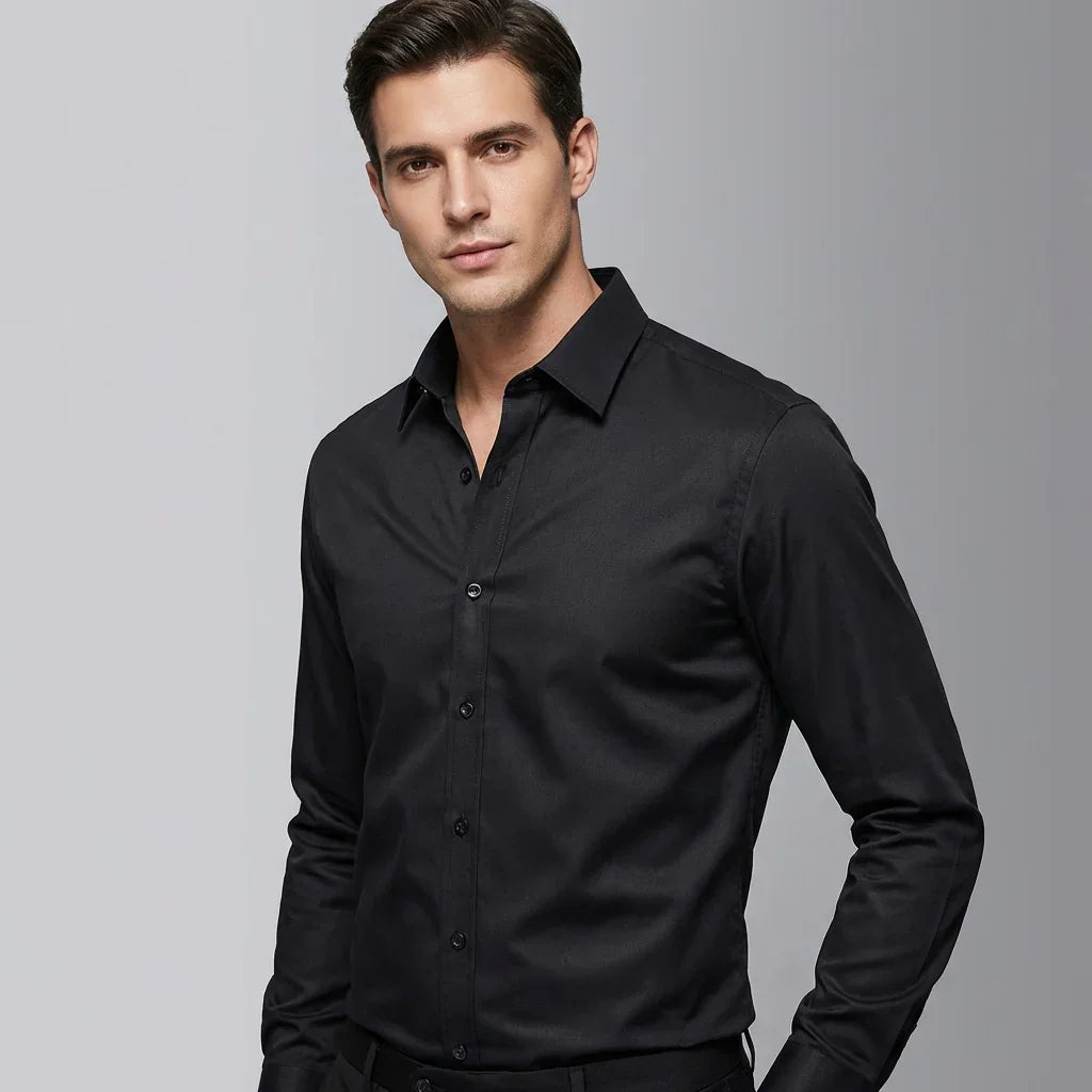 Camisa Aureo™ Em Poliamida Sedosa com Alta Elasticidade
