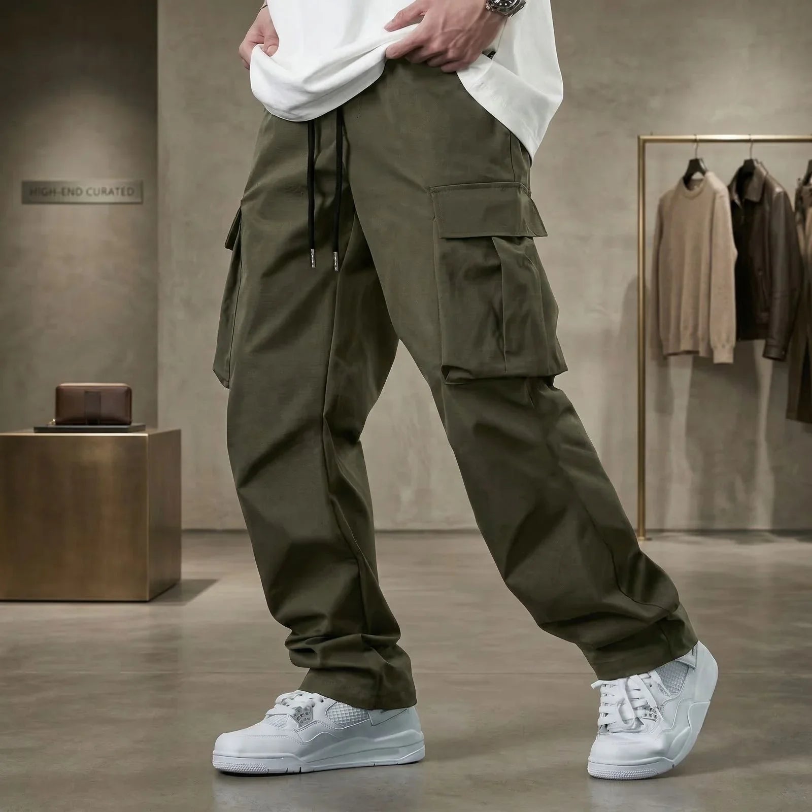Calça Cargo Orion™ em Sarja Leve com Bolsos Utilitários