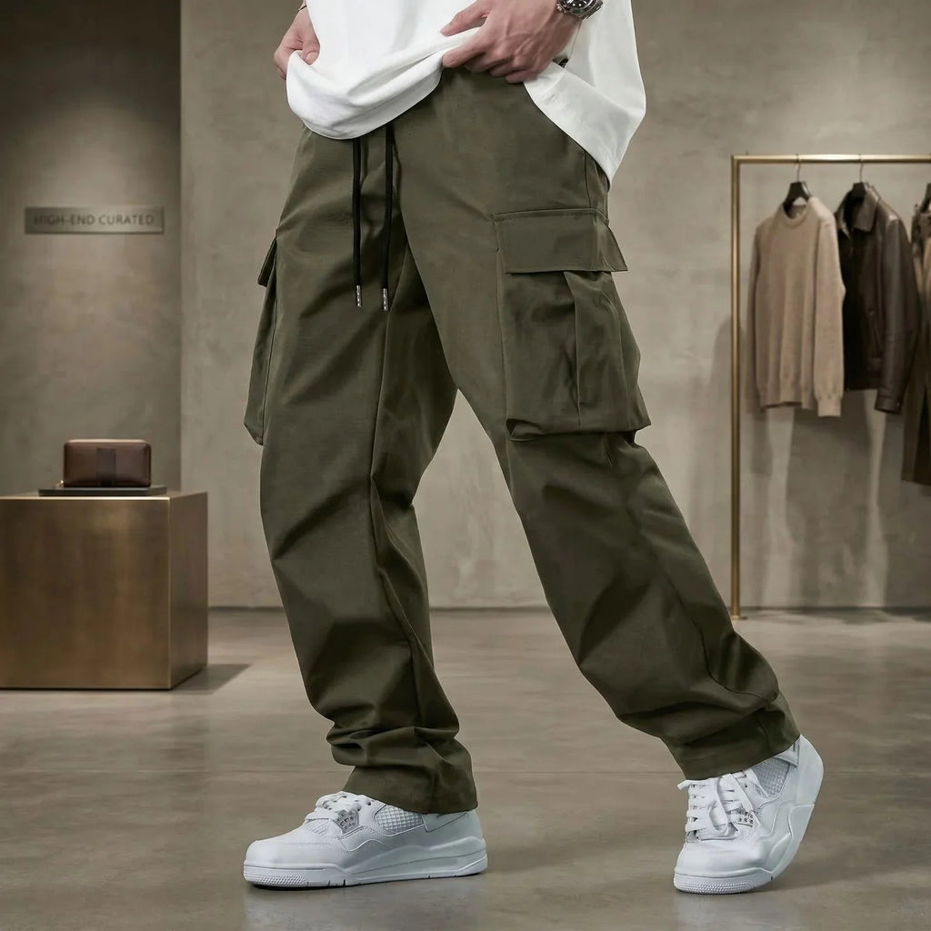 Calça Cargo Orion™ em Sarja Leve com Bolsos Utilitários
