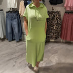 Vestido Nara™ com Capuz e Bolso Frontal Funcional