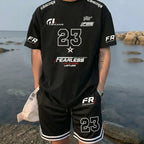Conjunto Magnus™ com Jersey e Shorts de Inspiração Esportiva e Motorsport