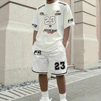 Conjunto Magnus™ com Jersey e Shorts de Inspiração Esportiva e Motorsport