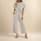 Conjunto Oasis™ Listrado com Cós de Cordão