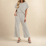 Conjunto Oasis™ Listrado com Cós de Cordão