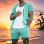 Conjunto Cancun™ em Malha Vazada e Design Despojado