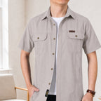 Camisa Adventure™ em Algodão com Bolsos Utilitários