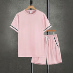 Conjunto Nexor™ com Detalhes Contrastantes e Estilo Casual Esportivo