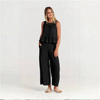 Conjunto BellaVista™ em Viscose Premium com Babados / Elegância e Conforto para Todos os Momentos!