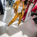 Terninho Grace™ em Algodão com Lapela Sofisticada / O Toque de Elegância e Conforto que Valoriza Seu Estilo em Qualquer Ocasião!