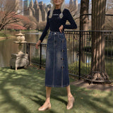 Saia Jeans De Fabergé™ com Detalhes Artesanais e Qualidade Inigualável / O Conforto de um Tecido Jeans Mundialmente Premiado!