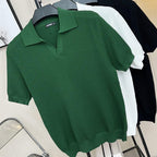 Polo Leonidas™ em Algodão Penteado com Elastano / Sofisticação Minimalista com Postura de Autoridade e Bom Gosto!