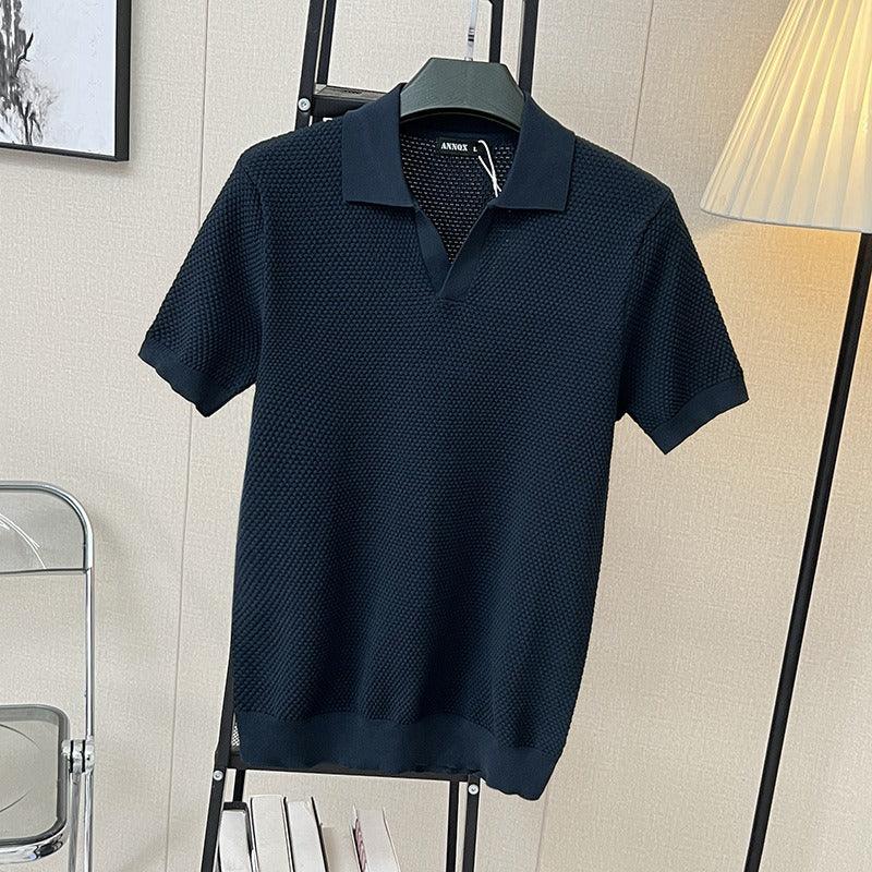 Polo Leonidas™ em Algodão Penteado com Elastano / Sofisticação Minimalista com Postura de Autoridade e Bom Gosto!
