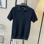Polo Leonidas™ em Algodão Penteado com Elastano / Sofisticação Minimalista com Postura de Autoridade e Bom Gosto!