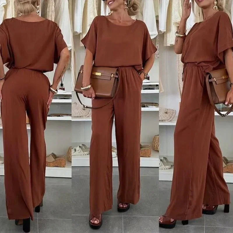 Conjunto Duna™ em Malha Modal Premium om Caimento Solto / Minimalismo Versátil para Todas as Ocasiões!