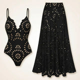 Conjunto de Praia Marina™ Maiô & Saia 2 em 1 / A Peça Viral Que Vai Marcar o Verão Brasileiro!